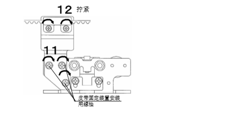 双开玻璃自动门皮带安装说明 